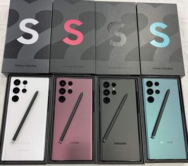 samsung airpods: Samsung Galaxy S22 Ultra | 256 GB | rəng - Qara | Zəmanət, İki sim kartlı