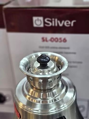Samovarlar: Elektrikli samovar silver model: sl-0056 elektri̇k semaver 5l — 7