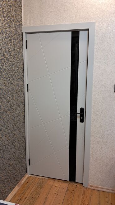Furnitura və aksessuarlar: Qonaq otağı üçün Yeni Otaq qapısı 80x200 sm Zamok ilə, Zəmanətsiz, Ödənişli quraşdırma, Ünvandan götürmə