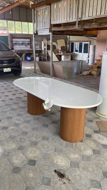 Masa və oturacaq dəstləri: Qonaq masası, Yeni, Oval masa