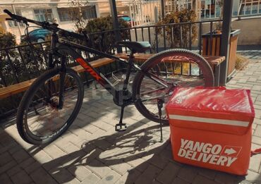 VAZ (LADA): Satılır: ENOX MTB velosiped + Yango Delivery termo çanta Məhsulun