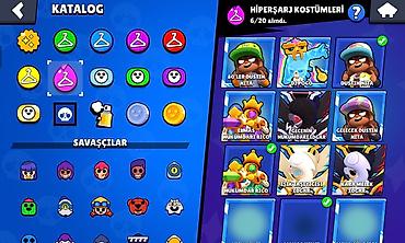 Услуги: Brawl Stars hesabında geniş skin kolleksiyası satılır. Özəlliklər: 50 — 4