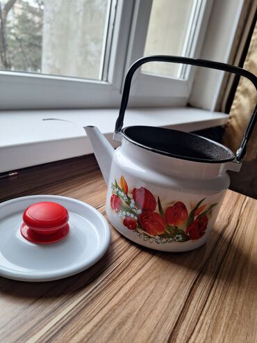 эмалированные тазы: Эмалированный чайник с ДВОЙНЫМ покрытием. Производство РОССИЯ. Почти