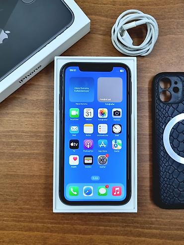 any unboxıng yukle: IPhone 11, 64 GB, Qara, Face ID — 3