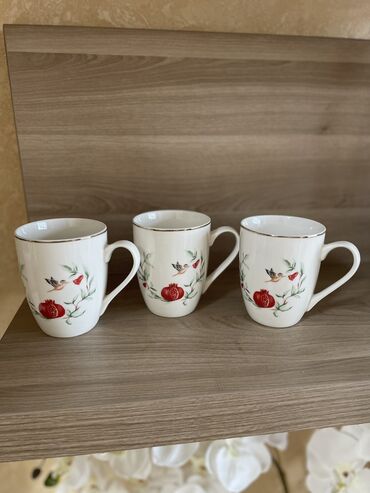 first class cay qiymeti: Çay dəsti, rəng - Ağ, Azərbaycan