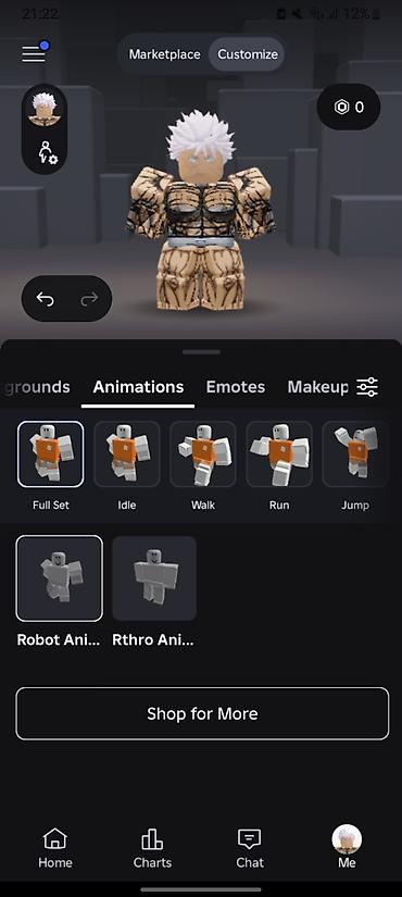Бөбөктөр үчүн топтомдор: Набор для Roblox Avatar: скин и анимации в стиле «мускулистый боец» — 2