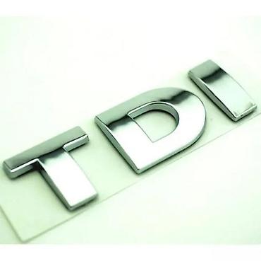 tom: TDI znak metalni. Samolepljiv znak oznaka TDI metalni, kvalitetan . ✨ — 1