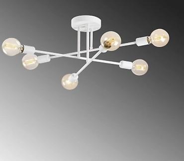 lüstür altı: Çılçıraq, 6 lampa, Metal — 3