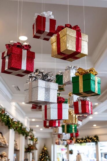 Bayram bəzəkləri: Məhsul/xidmət: Yeni il mövzusunda pəncərə rəsmləri - Dizaynlar: Şam — 8