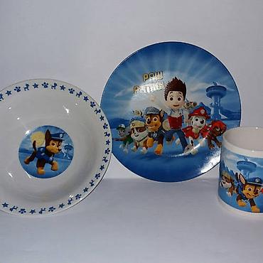 mesing cena: Stich Keramicki Set za Decu NOV Tanjir Cinija Solja Komplet Stic za — 5