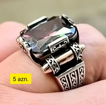 Üzüklər: YENİ, DƏBLİ, PASLANMAYAN materialdan hazırlanmış - ÜZÜKLƏR satılır — 11