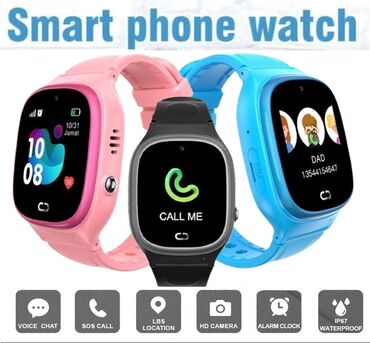 Ručni satovi: Vodootporni Dečiji Smart Watch T45 - Mobilni Tel, SOS, LBS Boje — 30
