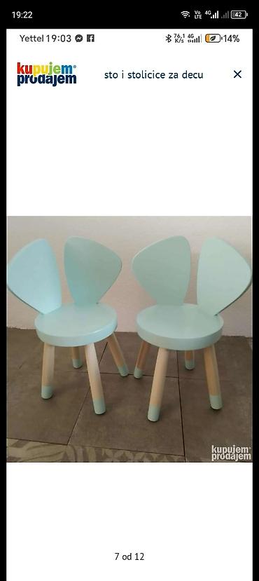 sinsey tabure: I 12. Stolica za dete mis fi26 
3300 — 1