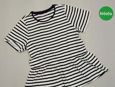 Kid's t-shirt, 16 years children age, height - 176 cm., condition - Perfect, pattern - Strip, color - white