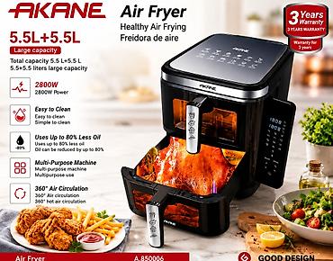 Mətbəx texnikası: Məhsul: Aerofritür Akane A.850006 2800W Brend: Akane Kateqoriya — 1