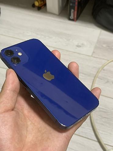 Apple iPhone: IPhone 12 mini, Б/у, 128 ГБ, Синий, Защитное стекло, Чехол, Коробка, 78 % — 3