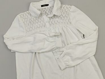 białe bluzki koszulowe z długim rękawem: Bluzka Damska, M, stan - Dobry