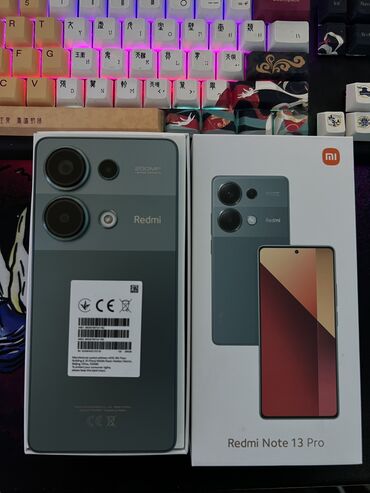 чехол самсунг нот 9: Xiaomi, Redmi Note 13 Pro, Новый, 256 ГБ, цвет - Зеленый, 2 SIM, eSIM