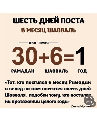 мусулманский часы: Информационный плакат, демонстрирующий связь между постами в месяц