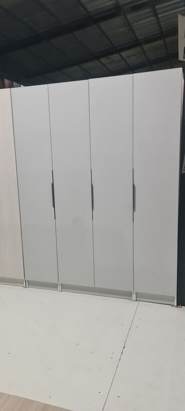 Шифоньеры: Шифоньер, Новый, Прямой, цвет - Белый, ЛДСП — 14