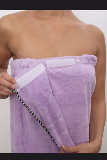 Домашняя одежда: Для любительниц бани - килт для бани женский (банное полотенце на — 9