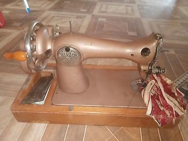 uz masini: Mexaniki tikiş maşını – retro model - Korpus: tökmə metal gövdə — 6