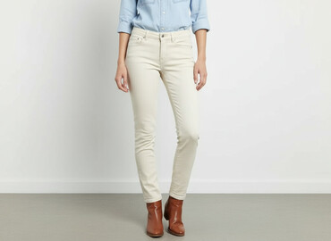 jeansy damskie beżowe: Jeans for women, size S