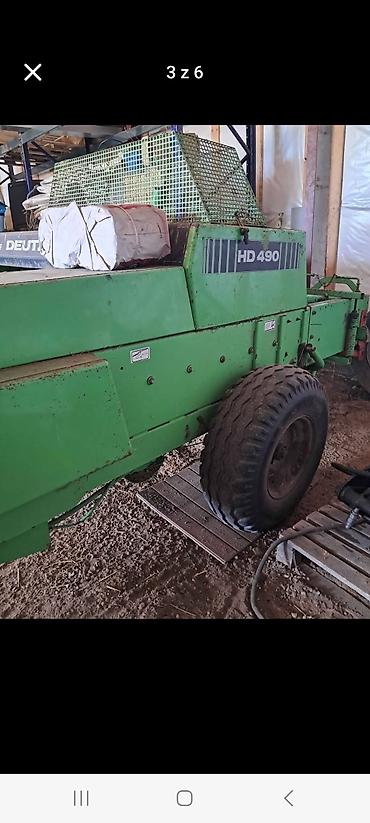 скормные машины: Пресс-подборщик тюковый Deutz-Fahr (польщик квадратных тюков) - Тип — 6