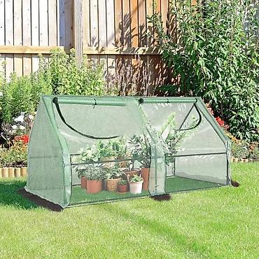 Ostala baštenska oprema: Mini plastenik/tunel za gredice – prenosivi “cold frame” za zaštitu i — 8