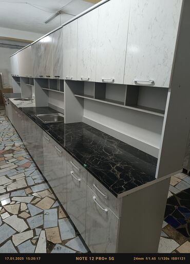 Кухонные гарнитуры: Кухонный гарнитур, Новый, цвет - Белый, ДСП, Бесплатная доставка — 7