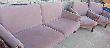Mebel dəsti – 1 ədəd iki-üç nəfərlik divan və 2 ədəd kreslo - Üslub lalafo.az -da Mebel dəsti – 1 ədəd iki-üç nəfərlik divan və 2 ədəd kreslo - Üslub