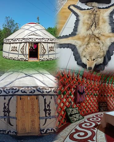 Аренда юрт: Аренда юрты, Каркас Деревянный, 65 баш, Казан, Посуда, С полом — 6