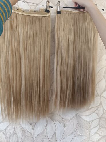 Təbii saçlar, pariklər: Taxma saçlar, Süni — 6