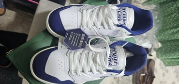 обувь больших размеров бишкек: Кроссовки Lacoste T-Clip Court - Цвет: белый с синими вставками и