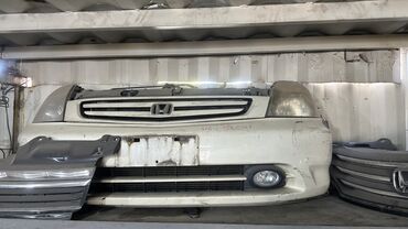 хонда кивис: Алдыңкы Бампер Honda 2004 г., Колдонулган, түсү - Ак, Оригинал