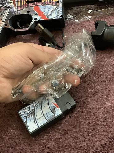 nerf oyuncaq silahlar: M206 Electric Toy Submachine Gun – gel ball (su giləsi) atan oyuncaqlı — 8