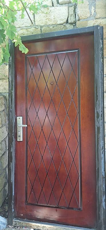 qapı paneli: Metall karkaslı giriş qapısı - Material: möhkəm metal karkas — 2