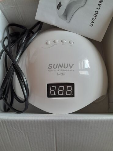 парикмахерские кресла цена: Белая УФ/LED лампа для ногтей от Sunuv. Предназначена для