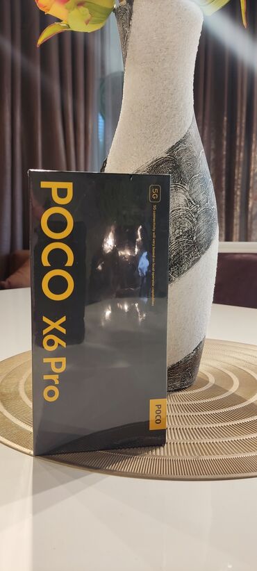 poco x5 pro qiyməti: Poco X6 Pro 5G, 512 GB, rəng - Qara, Sensor, Barmaq izi, Face ID