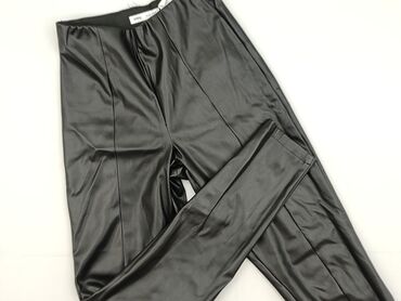 legginsy push woskowane: Sinsay, Legginsy Ze skóry ekologicznej damskie, rozmiar 2XS