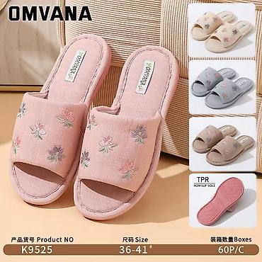 Үй тапичкелери: Домашние тапочки OMVANA и CORIFEI OMVANA K9512 - Женские открытые — 4