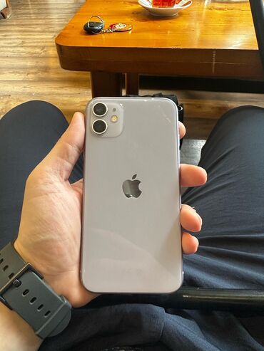 4 qapılı soyuducu: IPhone 11, 128 GB, Deep Purple
