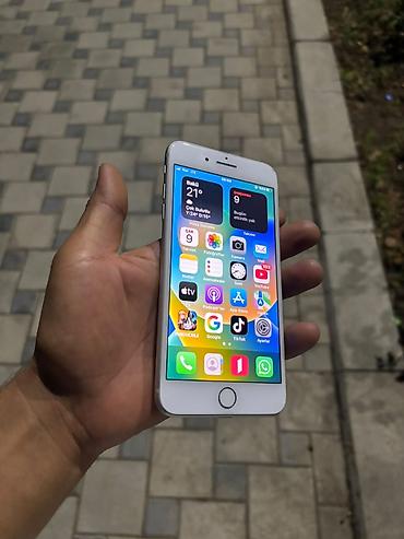iphone x irşad telecom: IPhone 8 Plus, 64 GB, Ağ, Barmaq izi, Simsiz şarj — 5