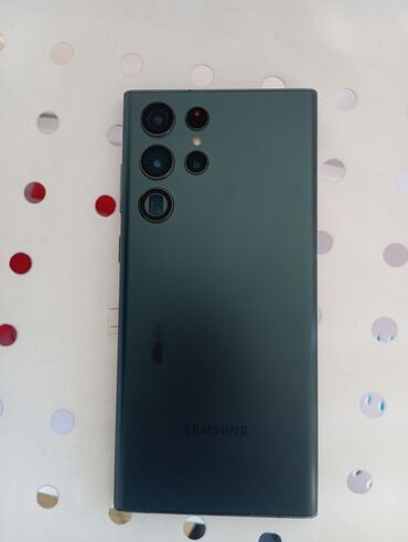 телфон самсун: Samsung Galaxy S22 Ultra, Б/у, 256 ГБ, цвет - Зеленый, 1 SIM, eSIM