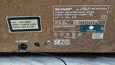 Другая аудиотехника: SHARP муз.центр Винтажный, без колонок, аукса нету, проигрыватель — 29