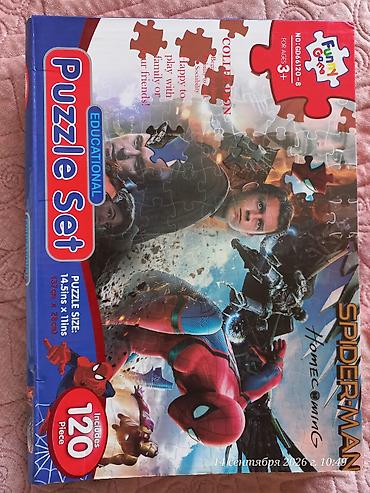 Məhsul: Uşaq pazlları dəsti 1) Spider-Man: Homecoming pazlı - Brend