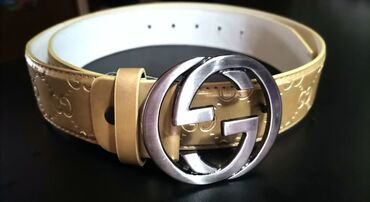 kaiš mona: Unisex, Gucci, Materijal: Lakovana koža