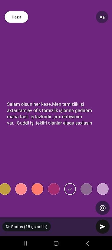yeni zeng mahnıları: Təmizlik | Mənzillər | Ümumi təmizlik — 1