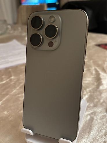 iphone 8 pro max: IPhone 15 Pro, 128 GB, Natural Titanium, Face ID — 1