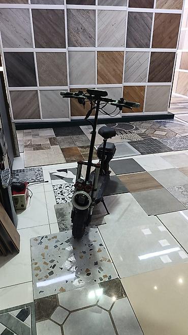 Elektrikli samokatlar: Elektrik skuter – oturacaqlı, güclü işıqlandırmalı, iri təkərli İki — 1